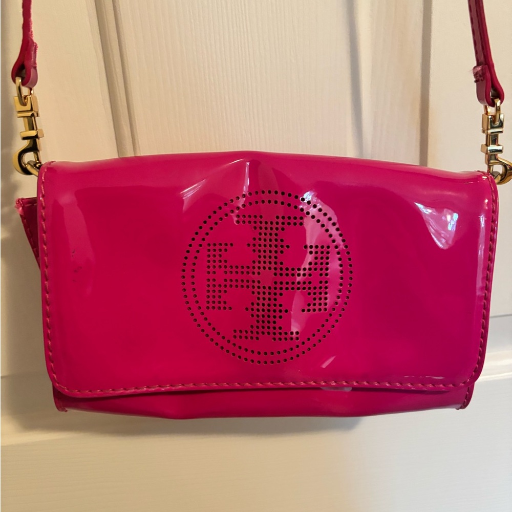 Tory Burch Vibrant Pink Crossbody Bag